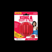 Kong Stuff a Ball Medium Dog Dental Chew Toy - Дентална гумена играчка за кучета от средни породи с пространство за лакомства 8 см. 2