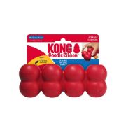 Kong Goodie Ribbon Medium - Забавна гумена кучешка играчка за дъвчене с място са поставяне на лакомства 2