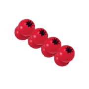 Kong Goodie Ribbon Medium - Забавна гумена кучешка играчка за дъвчене с място са поставяне на лакомства 4