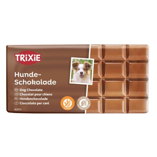 Trixie Schoko Dog Chocolate - Лакомство шоколад за кучета, 100 гр
