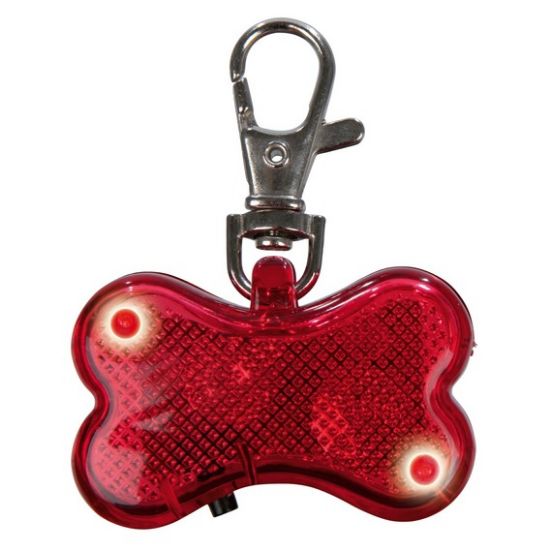 Trixie Flasher For Dogs - Кучешки фенер под формата на кокалче 4.5 / 3 см.