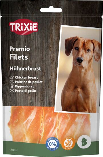 Trixie Premio Chicken Fillets - Лакомство за кучета сушено пилешко филе