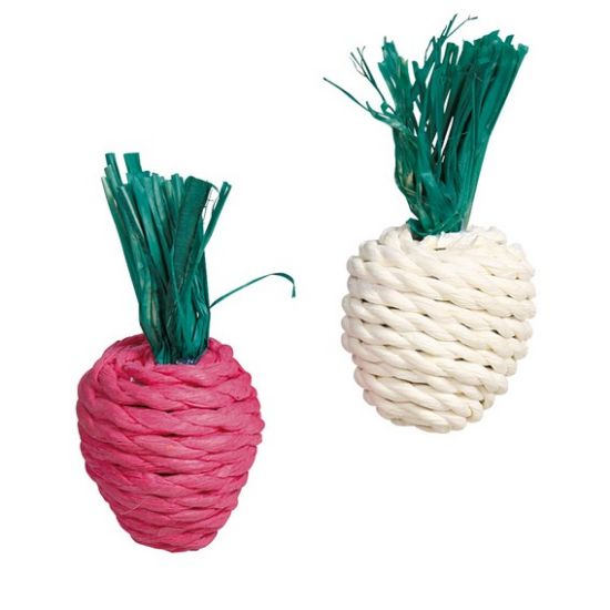 Trixie Set of Straw Toys - Играчка за гризачи Репички 2 бр х 8 см