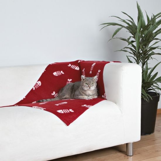 Trixie Beany Blanket wine Bordeaux- Одеяло за кучета и котки 100 / 70 см цвят бордо