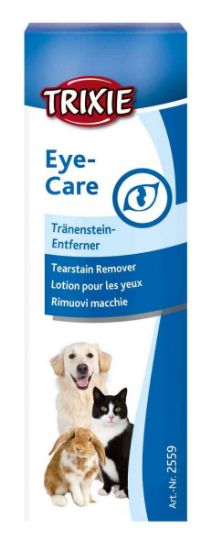 Trixie Tearstain Remover - Лосион за почистване на слъзното оцветяване около очите,за кучета и котки 50 мл