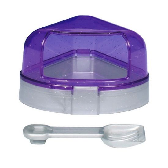 Trixie Corner Toilet with Roof - Закрита тоалетна за дребни гризачи  4х8х11/11cm.