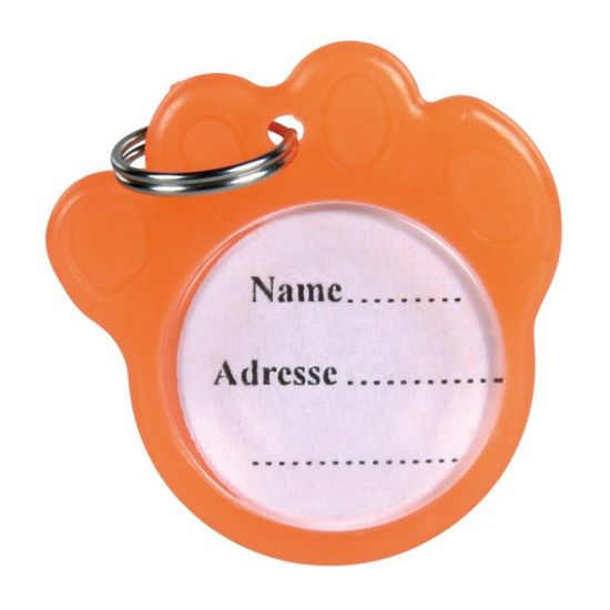 Trixie Address Collar - Адресник за кучета във формата на лапа - 3.5 см