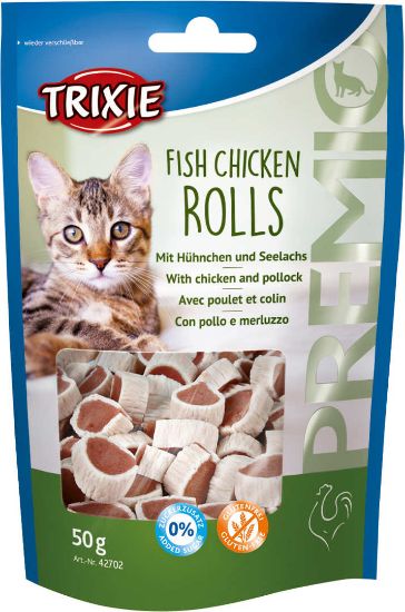 Trixie Premio Rolls - пиле и морска риба, 50 гр.