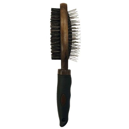 Croci Dappia Barbershop - Двустранна четка за кучета, 25/6.7/6 см.
