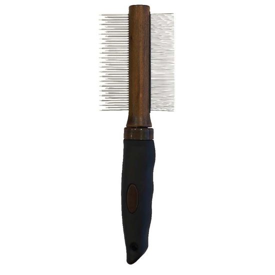 Croci Barbershop - Двустранен гребен за кучета, 21/6/2.5 см.
