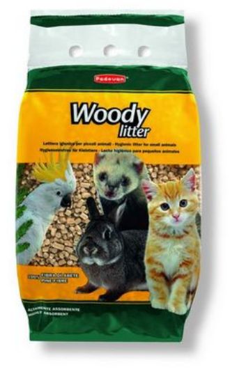 Padovan Woody litter - тоалетна постелка ,пресовани борови стърготини 10л. 750 гр