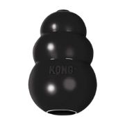 Kong Extreme Large - Гумена кучешка играчка за дъвчене с място за поставяне на лакомство 11 см. черна 3