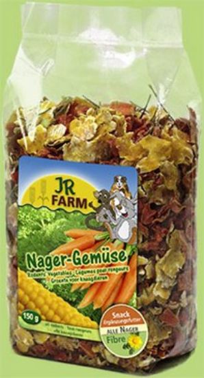 JR Farm - Специалитет, лакомство - зеленчуков микс за гризачи - 150 гр.