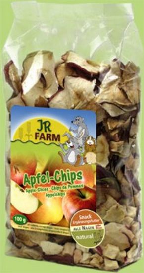 JR Farm - Специалитет, лакомство - Натурални, изсушени ябълкови резенчета за гризачи - 80гр.