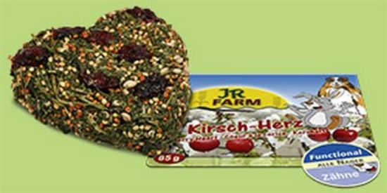 JR Farm - Специалитет, лакомство - Черешово сърце за гризачи - 1 бр. 85гр