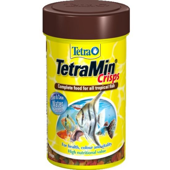 Tetra MIN Crisps - Пълноценна храна за ежедневно хранене на всички декоративни риби, 10 л.