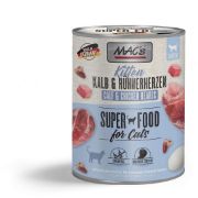Mac's Kitten Chicken and Beef - Премиум консервирана храна за подрастващи котки, без зърно, с пилешки сърца и телешко месо, 400 гр. 2
