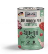Mac’s Cat Beef, Duck and Rabbit - Премиум консервирана храна за котки с патешко, телешко и заешко месо, 400 гр. 1