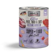 Mac’s Kitten Turkey Beef and Duck - Премиум консервирана храна за подрастващи котенца с пуешко, телешко и патешко месо 2