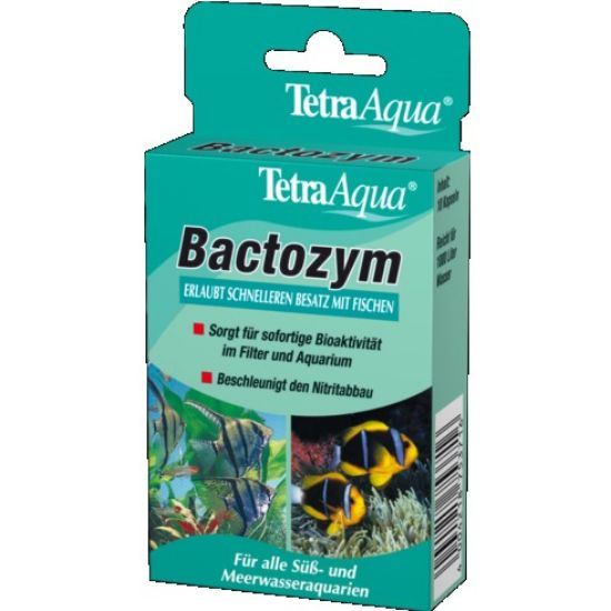 Tetra Aqua Bactozym - препарат за създаване на биологична активност 100 капсули
