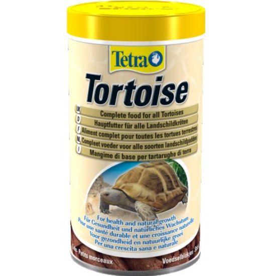 Tetra Tortoise Храна за сухоземни костенурки и растителноядни влечуги - 500мл