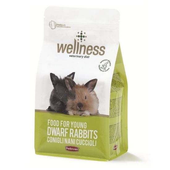 Padovan Wellness Junior Премиум храна за подрастващи , мини зайци 1 кг