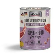 Mac's Dog Lamb chicken hearts - Пълноценна консервирана храна за кучета, без зърно, с агнешко месо и пилешки сърца 1