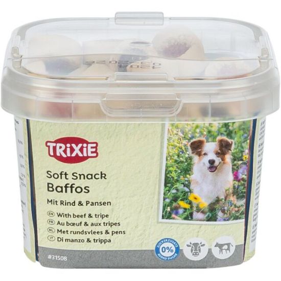 Trixie Мека закуска Bafos — меки лакомства за кучета, с говеждо и шкембе, 140 г