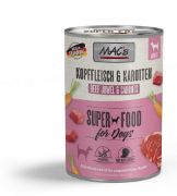 Mac's dog beef and carrot - Пълноценна консервирана храна за кучета с говеждо месо и моркови 2