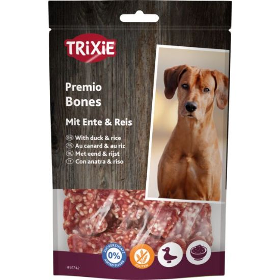 Trixie Кокали с патешко месо и ориз — лакомство за кучета без глутен, 80 г
