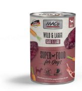 Mac's dog wild and lamb - Пълноценна консервирана храна за кучета, без зърно, с дивеч и агнешко месо, 400 гр 2