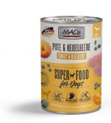 Mac's Dog Turkey - Пълноценна консервирана храна за кучета, без зърно, с пуешко месо боровинки и кайсии, 400 гр 2