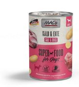 Mac's Dog beef and duck - Пълноценна консервирана храна за кучета с телешко и патешко месо, 400 гр 2