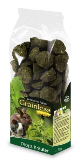JR Farm - Grainless дропс с билки за гризачи - 140 гр.