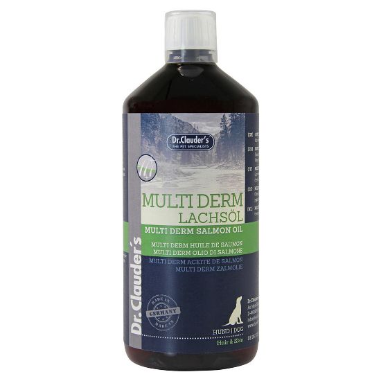 DR. CLAUDER'S Hair&Skin Multi Derm Salmon Oil- Подхранващо масло за кожа при кучета 1л