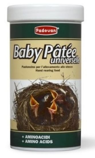 Padovan BABY PATEE - пълноценна храна за новородени зърноядни птици - 100 гр
