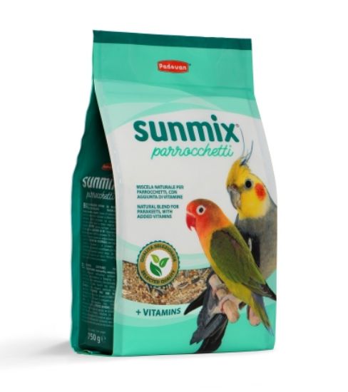 Padovan -SUNMIX Coccoritte - Пълноценна храна за средни папагали - 0.750 кг.