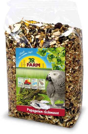 JR Farm parrot-feast - Пълноценна храна за големи папагали 1 кг.
