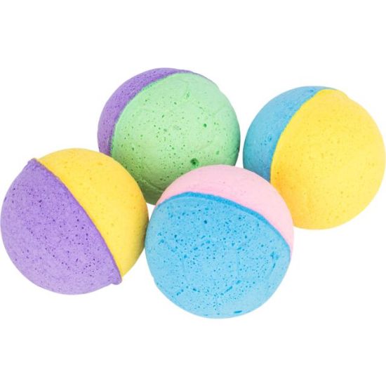 Trixie Soft Ball - Играчка за котки, донапренова топка, ø 4.5 см./4 броя