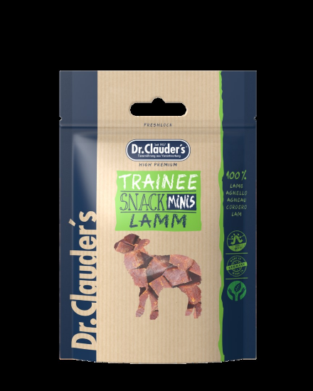 Dr. Clauder's Mini Trainee Snack - Премиум лакомство за кучета от малки породи с агнешко, 50 гр