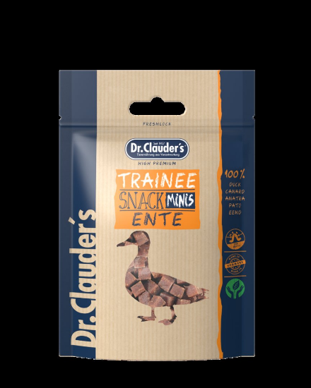 Dr. Clauder's Mini Trainee Snack - Премиум лакомство за кучета от малки породи с патешко, 50 гр