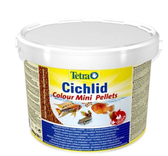 Tetra Cichlid Color Mini - Пълноценна храна за всички малки цихлиди, 10 литра