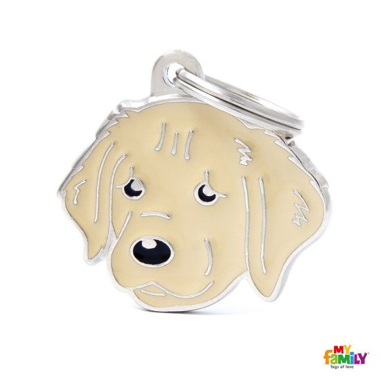 My Family Dog Tag ID - Кучешки адресник - порода Голдън Ретривър