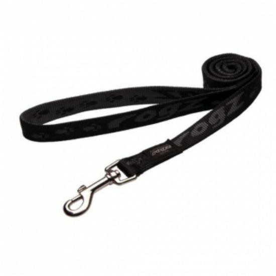 Rogz Alpinist Fixed Lead X-Large-Повод за кучета 25мм/-1,2 метра, черен