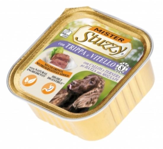 Mister Stuzzy Dog With Tripe&amp; Veal - Пастет за израснали кучета с шкембе и телешко, 300 гр