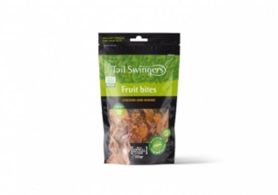 Pet Interest Mango bites with Chicken - Лакомство за кучета, вкусни пилешки хапки с манго и витамини, 100 гр