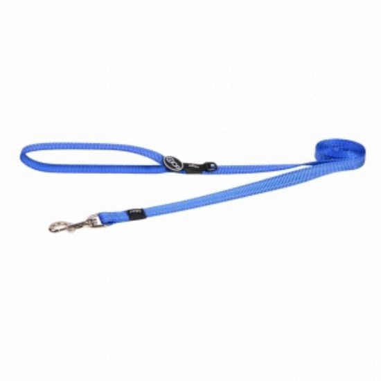 Rogz Fixed Lead Small - Модерен повод за кучета, 11мм/1.8 метра - син