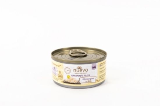 Nuevo Handmade Filets - Консервирана храна за израснали котки, филета от пилешко месо в желе, 70 гр.