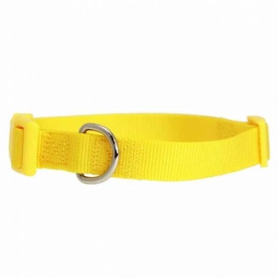 Pet Interest Dog Collar Fluo XS - Регулируем нашийник за кучета, 1 * 19-33 см. - жълт