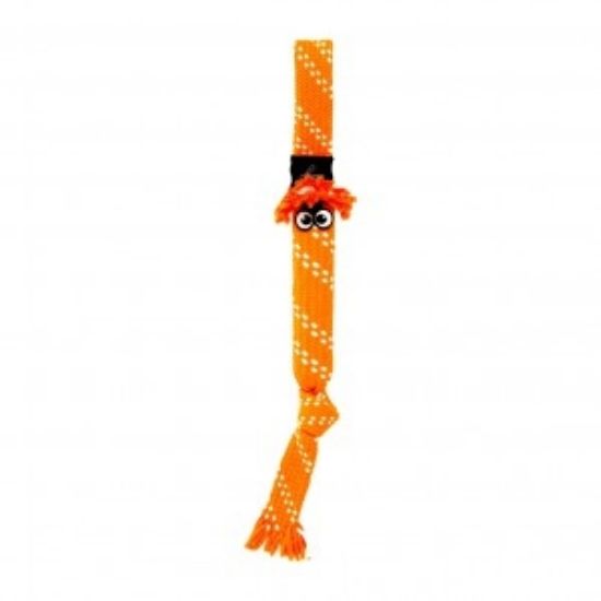 Rogz Scrubz - Кучешка играчка , въже за дърпане 31.5 см. оранжев